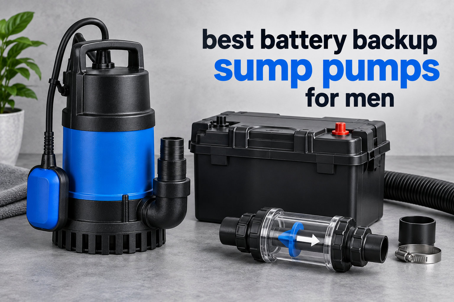 best battery backup sump pumps for men