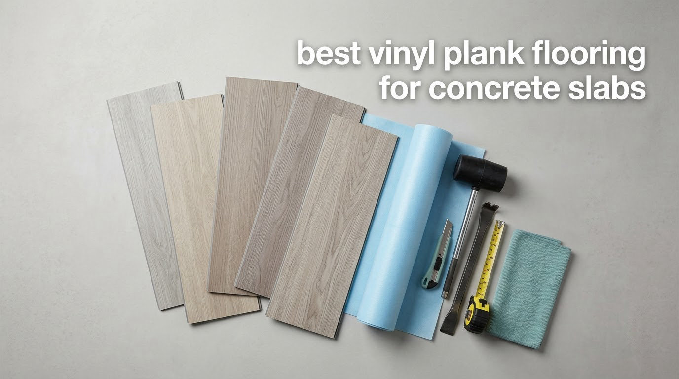 best vinyl plank flooring for concrete slabs