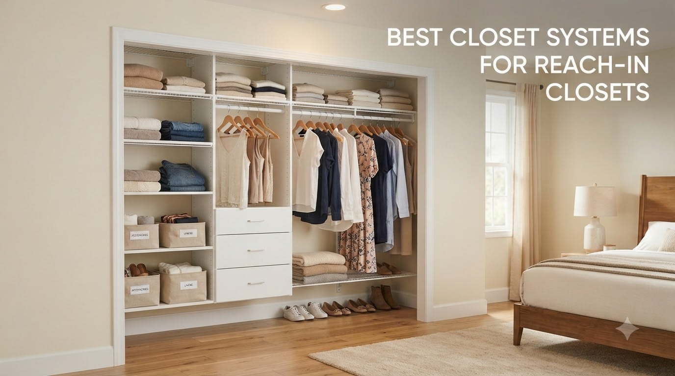 best closet systems for reach-in closets