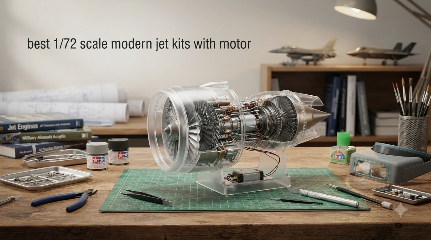 best 1/72 scale modern jet kits with motor