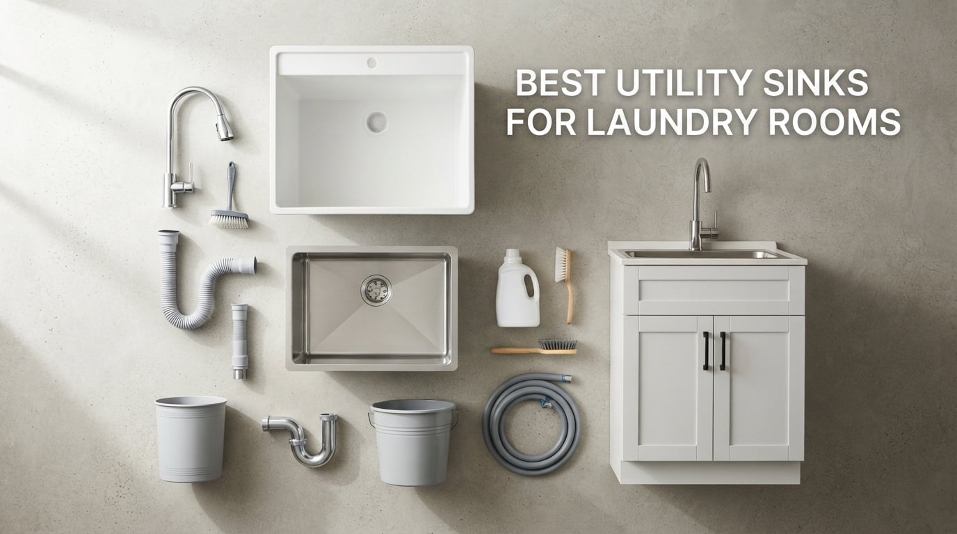 best utility sinks for laundry rooms