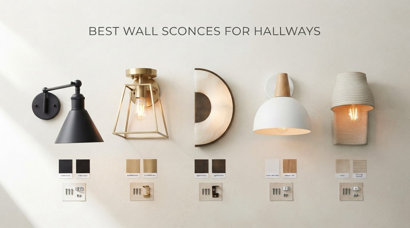 best wall sconces for hallways