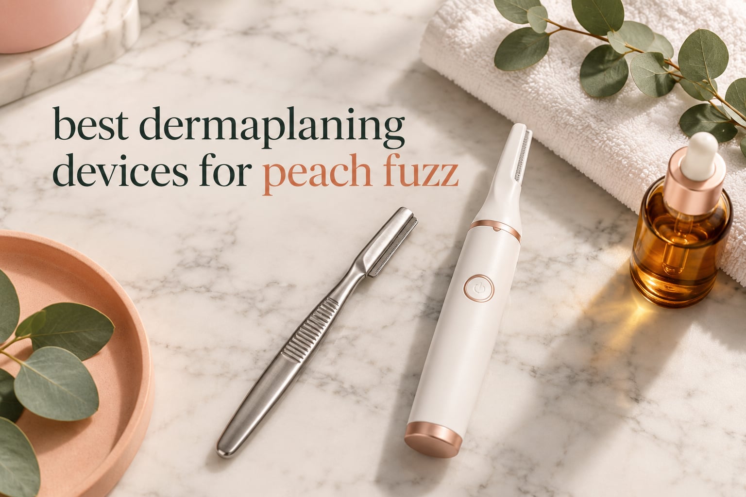 best dermaplaning devices for peach fuzz