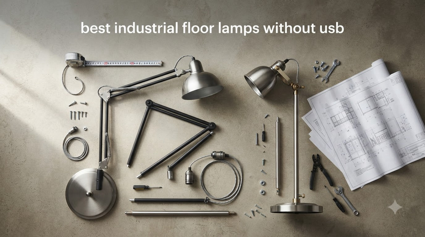 best industrial floor lamps without usb