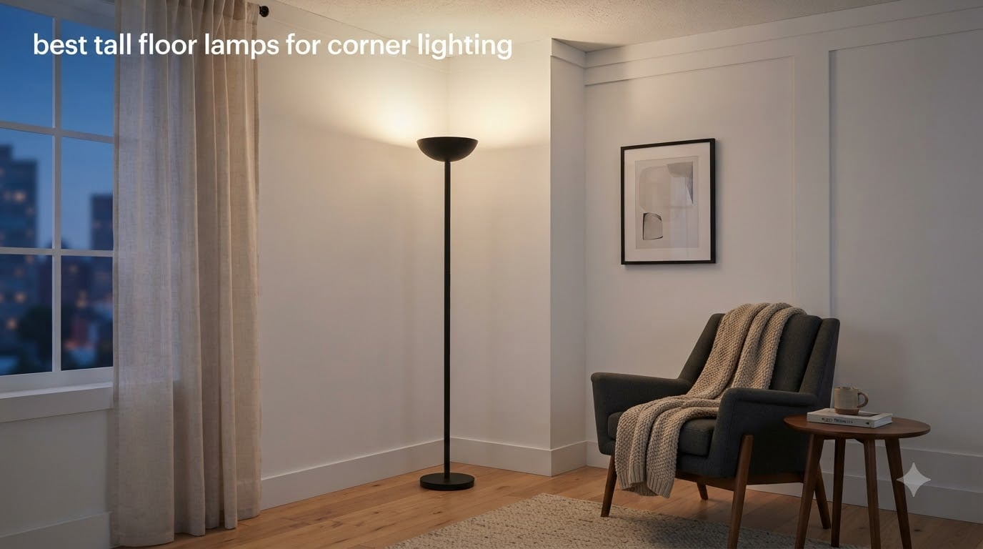 best tall floor lamps for corner lighting
