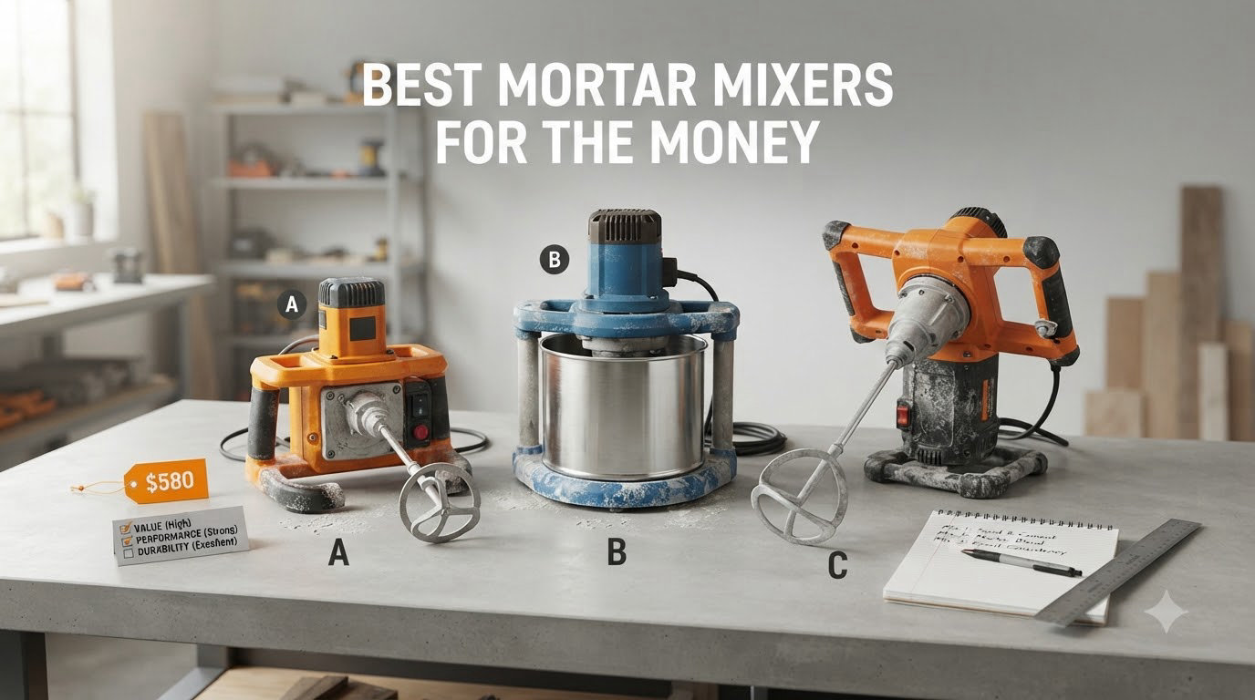 best mortar mixers for the money