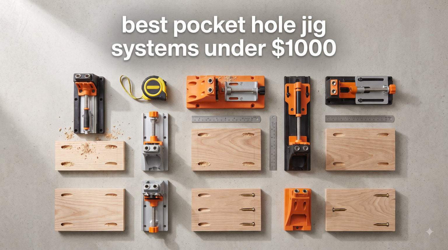best pocket hole jig systems under $1000