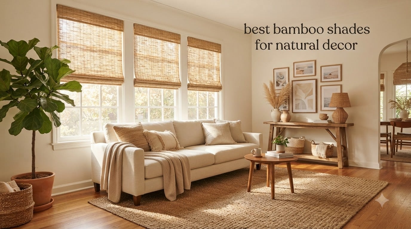 best bamboo shades for natural decor