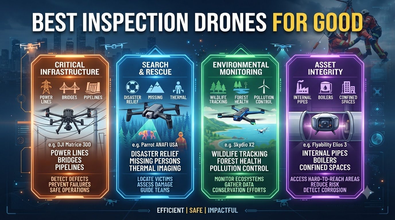 best inspection drones for good