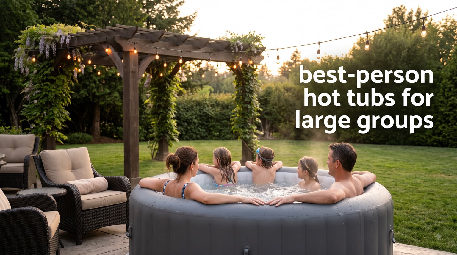 best 7-person hot tubs for large groups