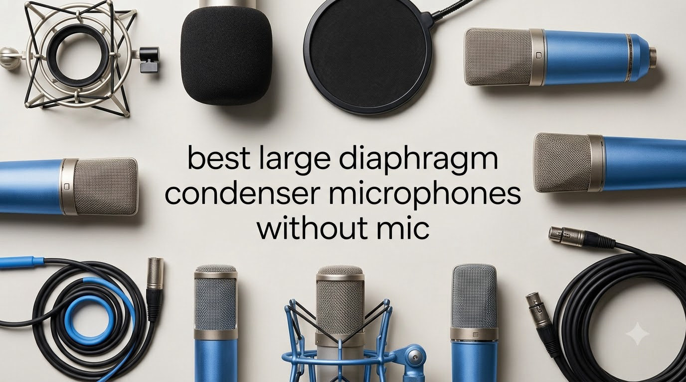 best large diaphragm condenser microphones without mic