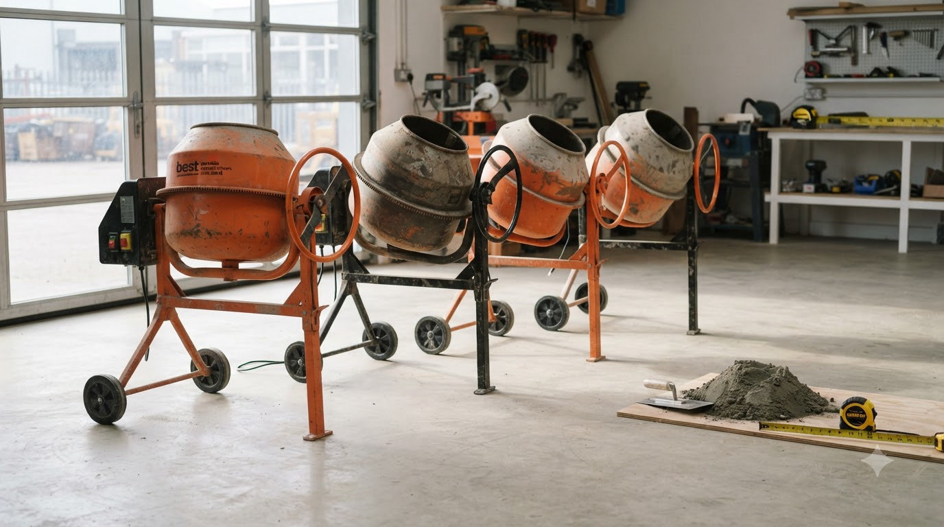 best portable cement mixers with stand
