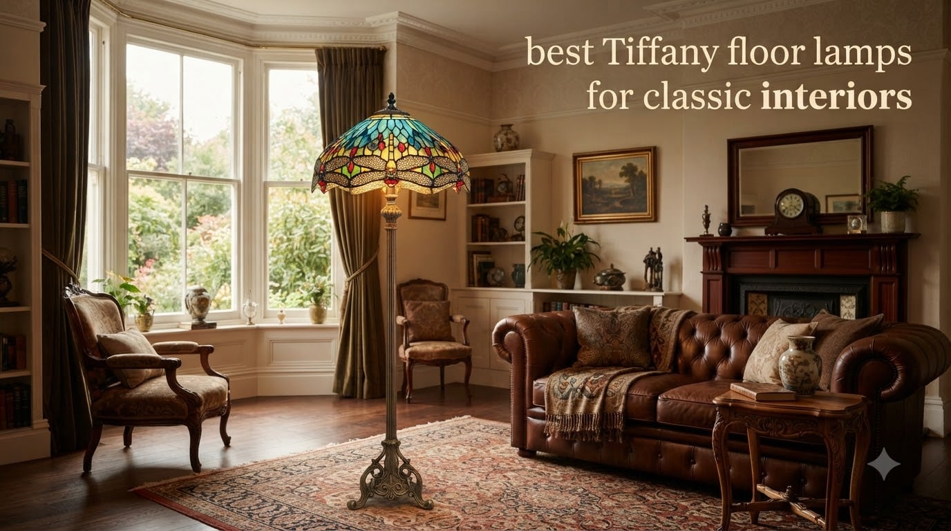 best Tiffany floor lamps for classic interiors
