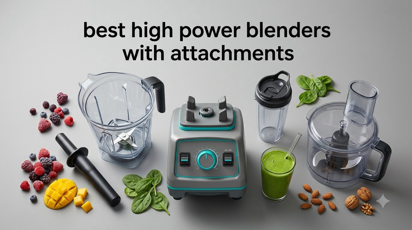 best high power blenders with attachments