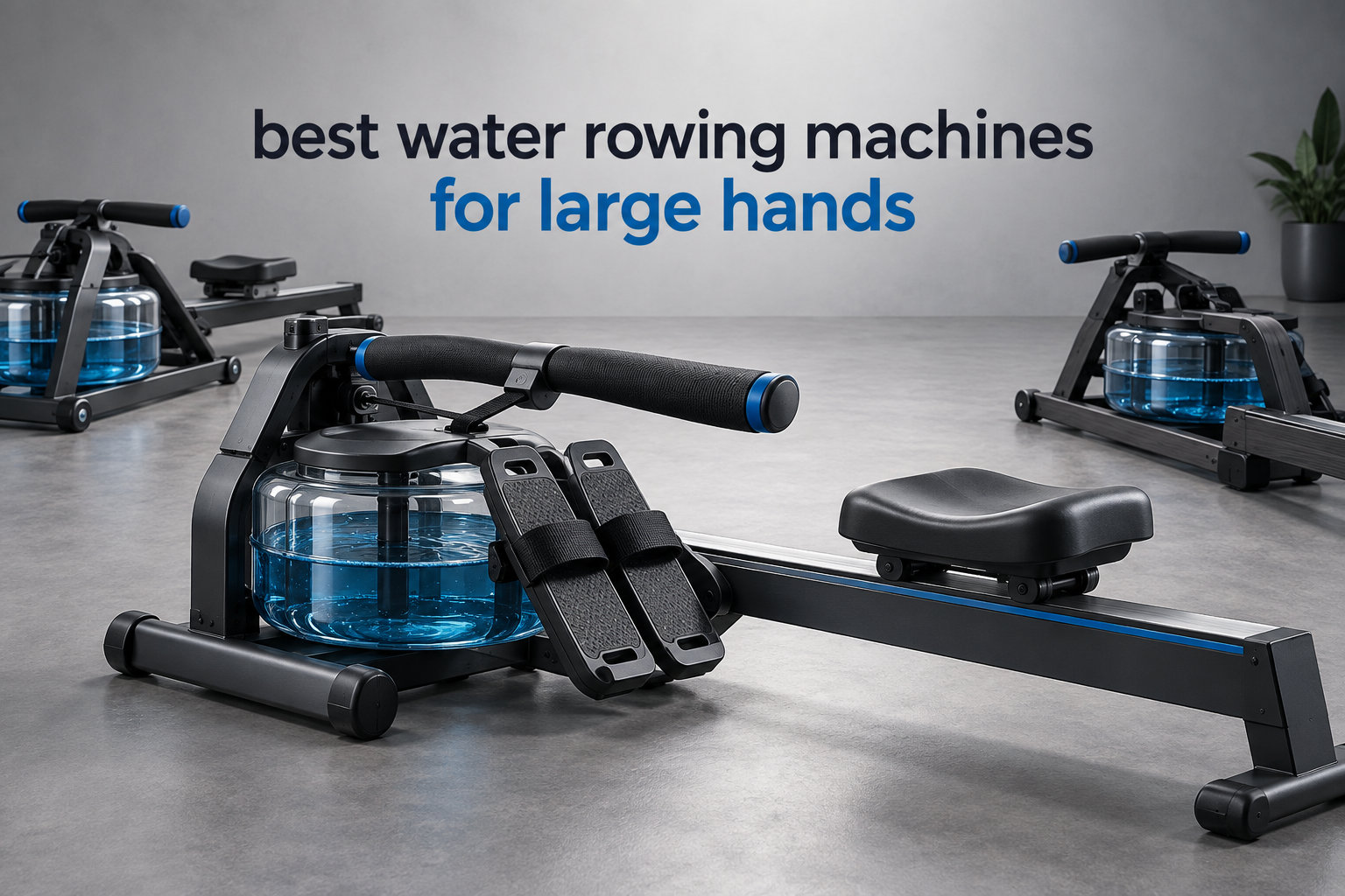 best water rowing machines for large hands