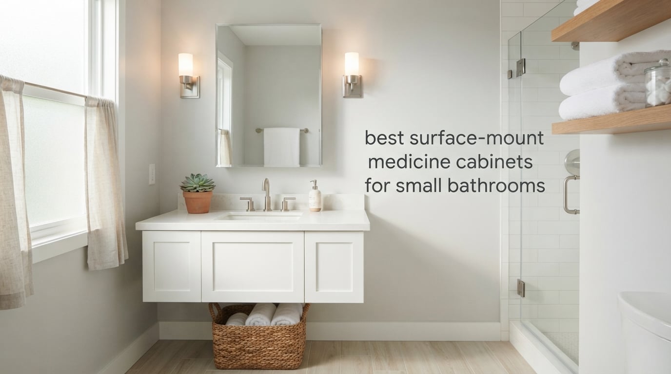 best surface-mount medicine cabinets for small bathrooms