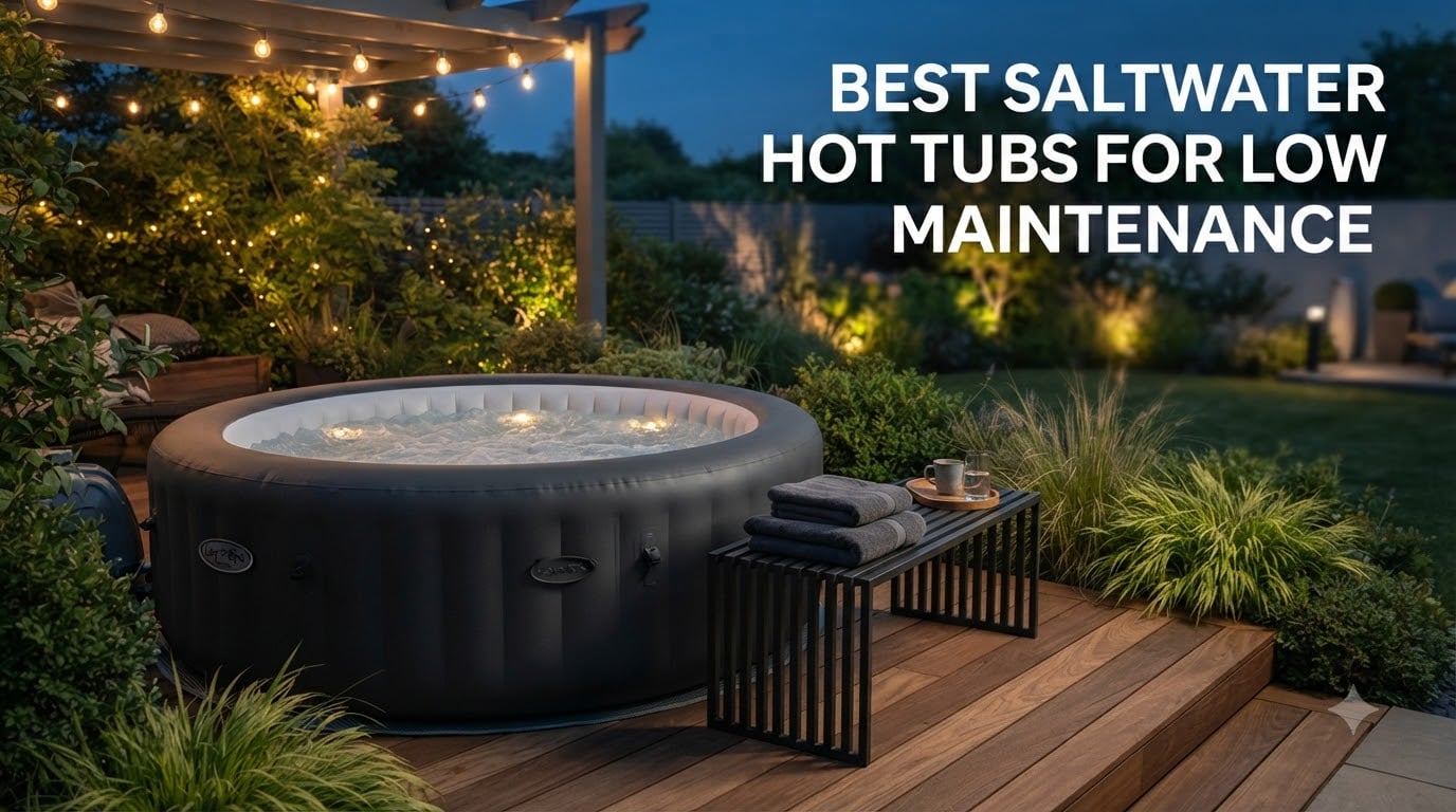 best saltwater hot tubs for low maintenance