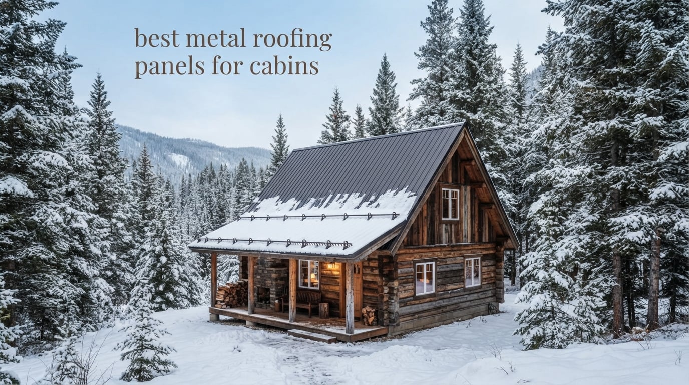 best metal roofing panels for cabins