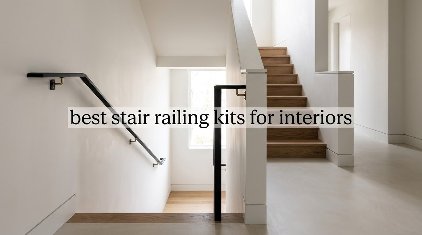 best stair railing kits for interiors