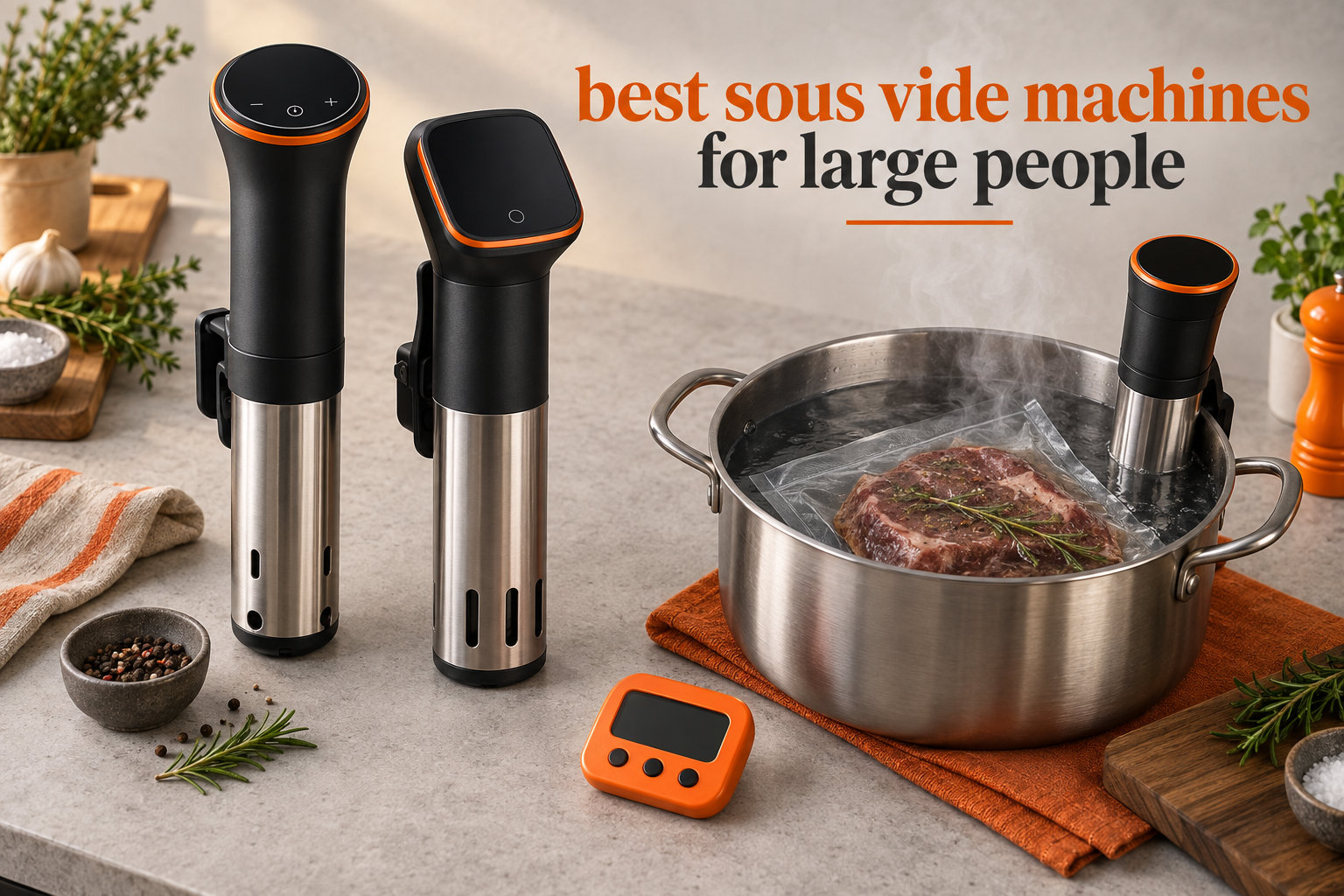 best sous vide machines for large people