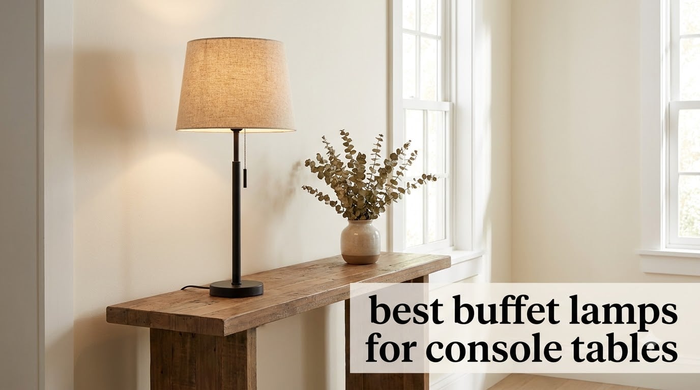 best buffet lamps for console tables