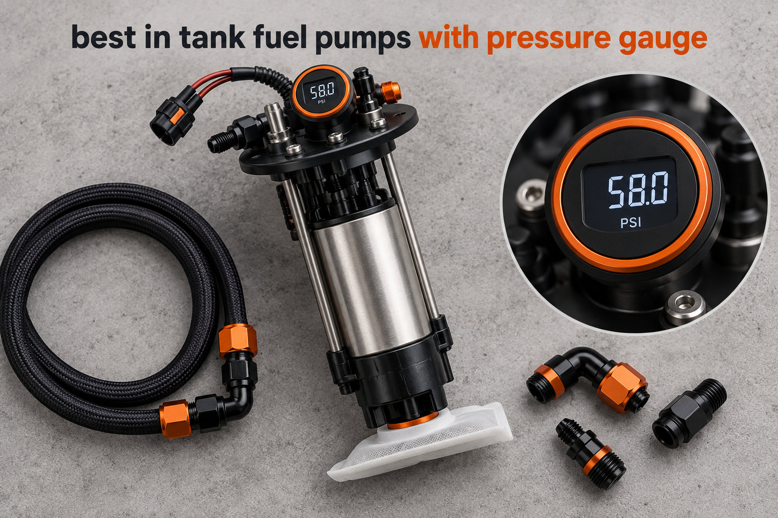 best in tank fuel pumps with pressure gauge