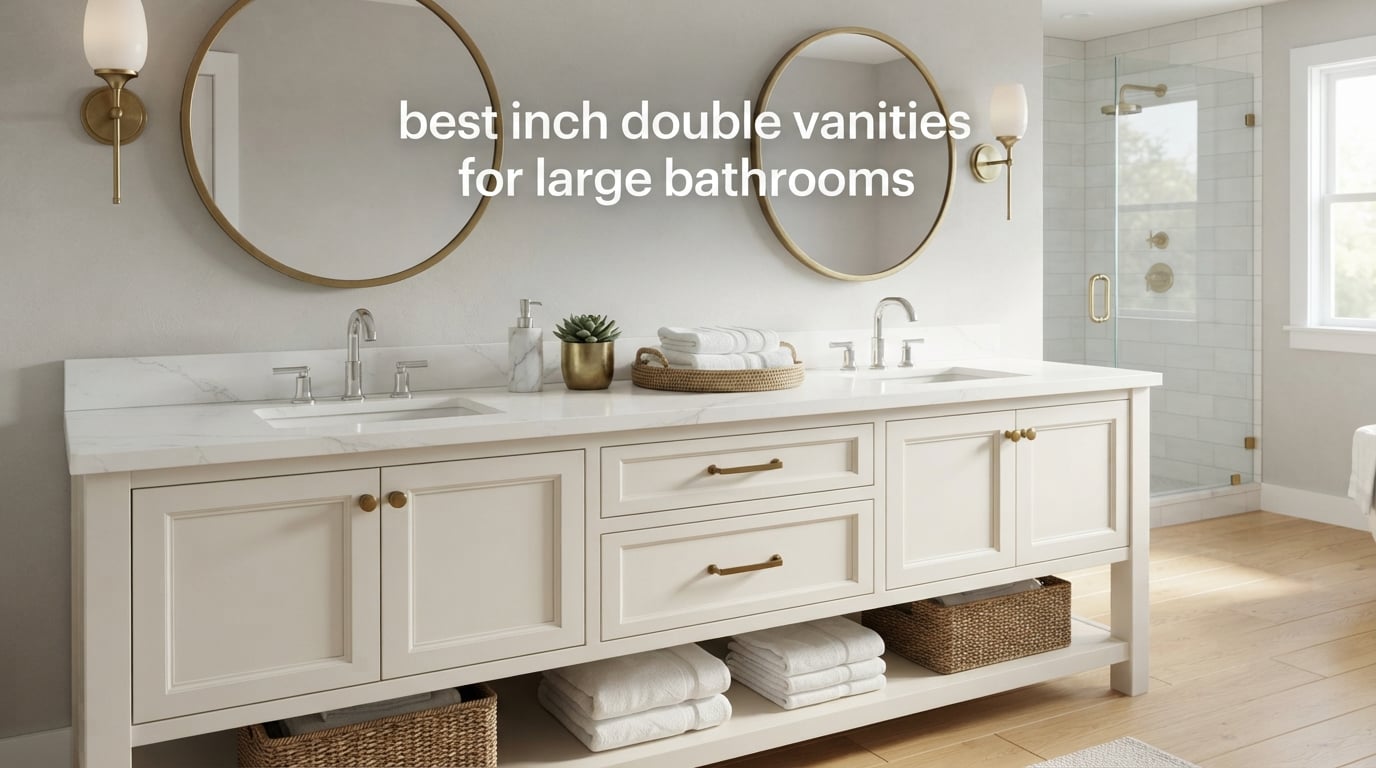 best 72 inch double vanities for large bathrooms