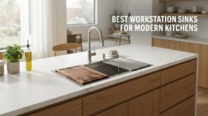 best workstation sinks for modern kitchens