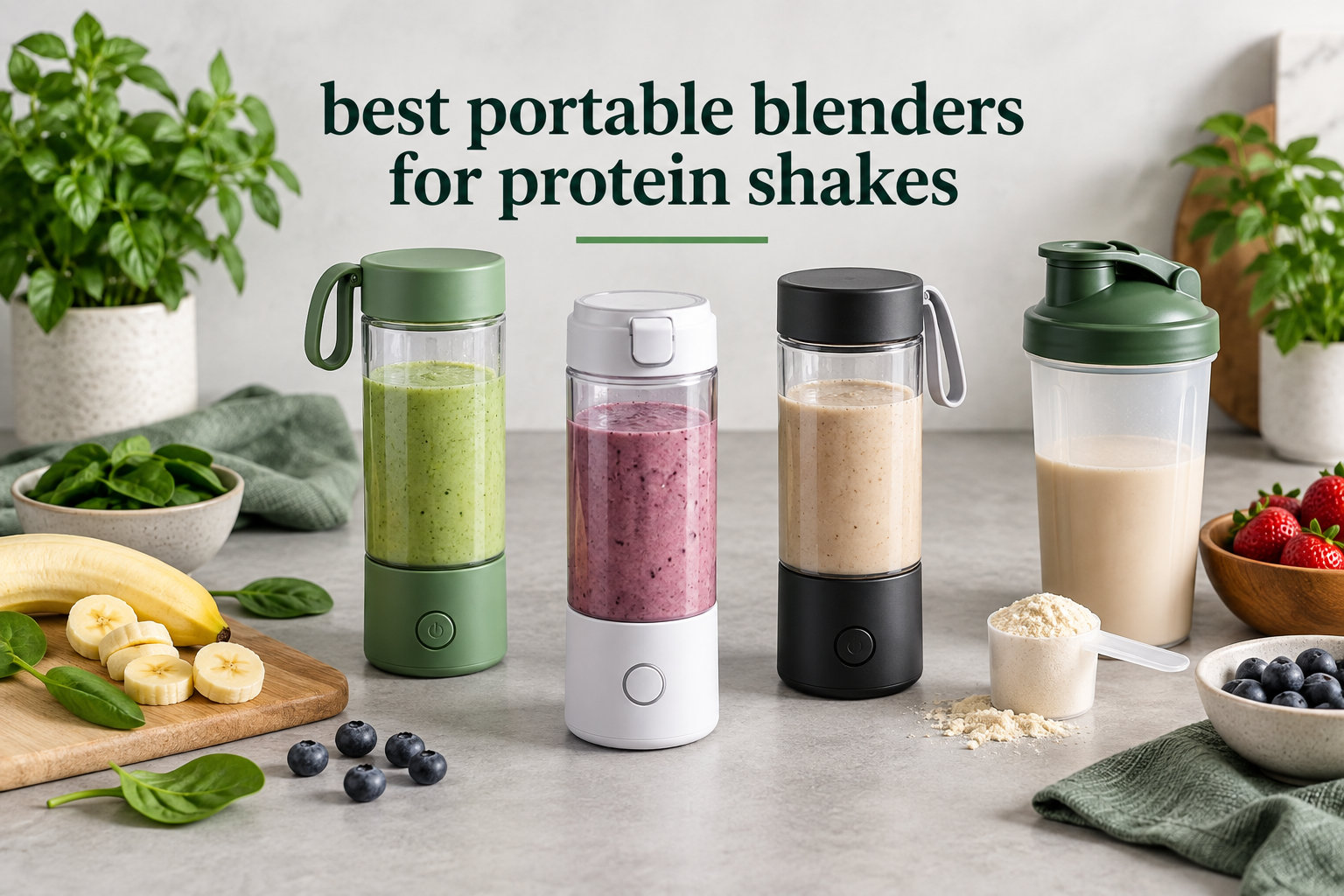 best portable blenders for protein shakes