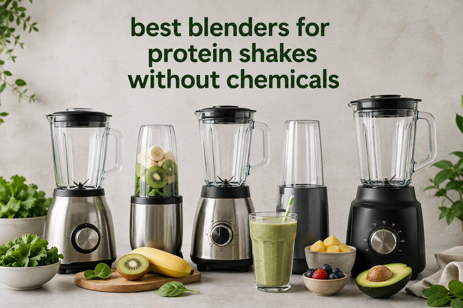 best blenders for protein shakes without chemicals