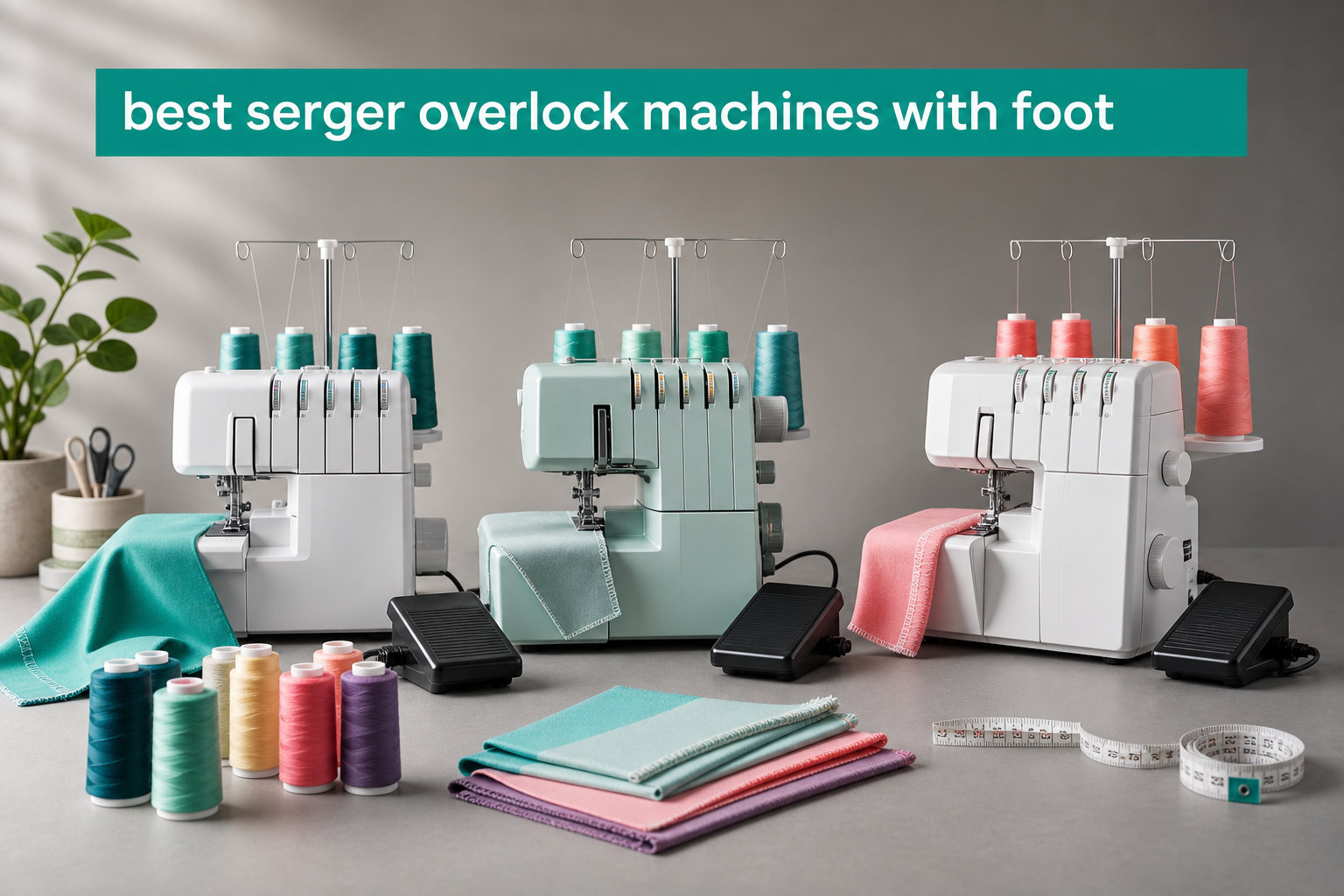 best serger overlock machines with foot