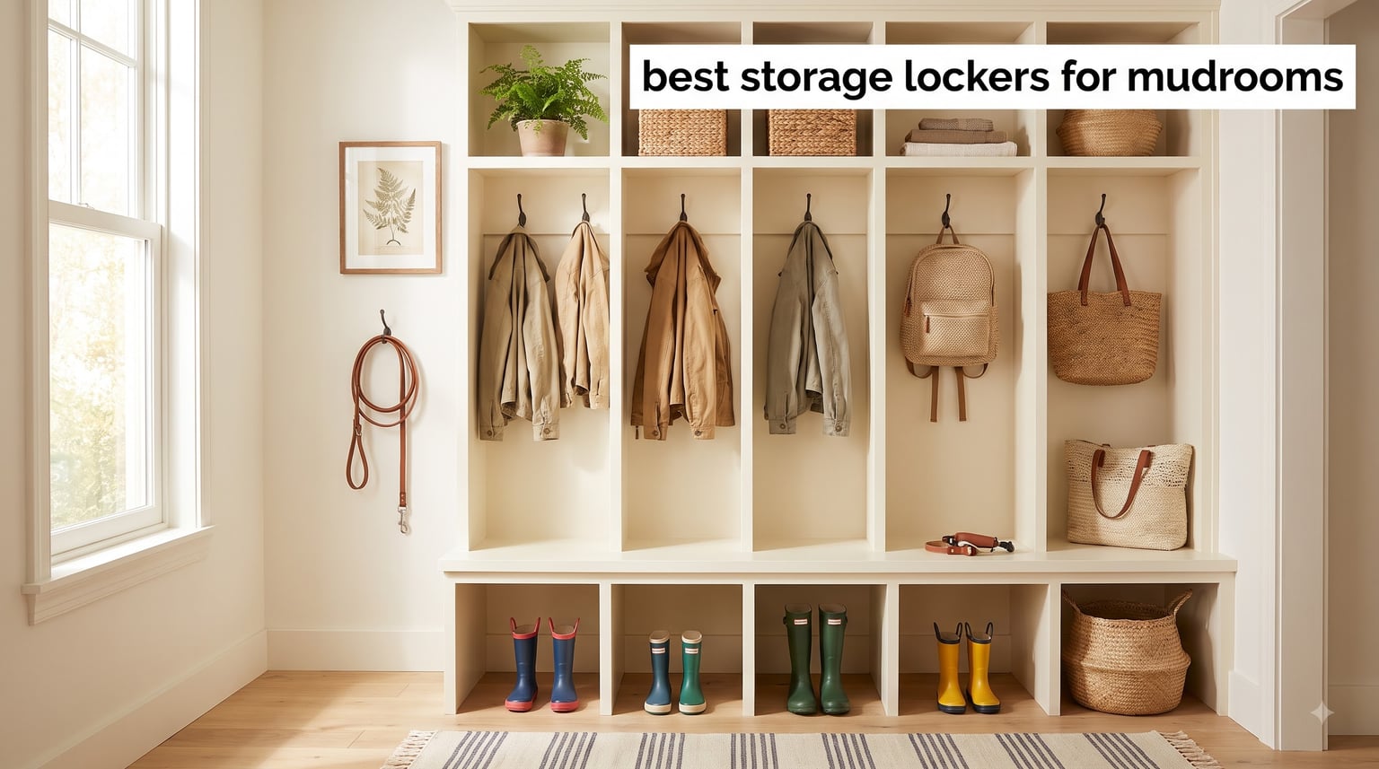 best storage lockers for mudrooms