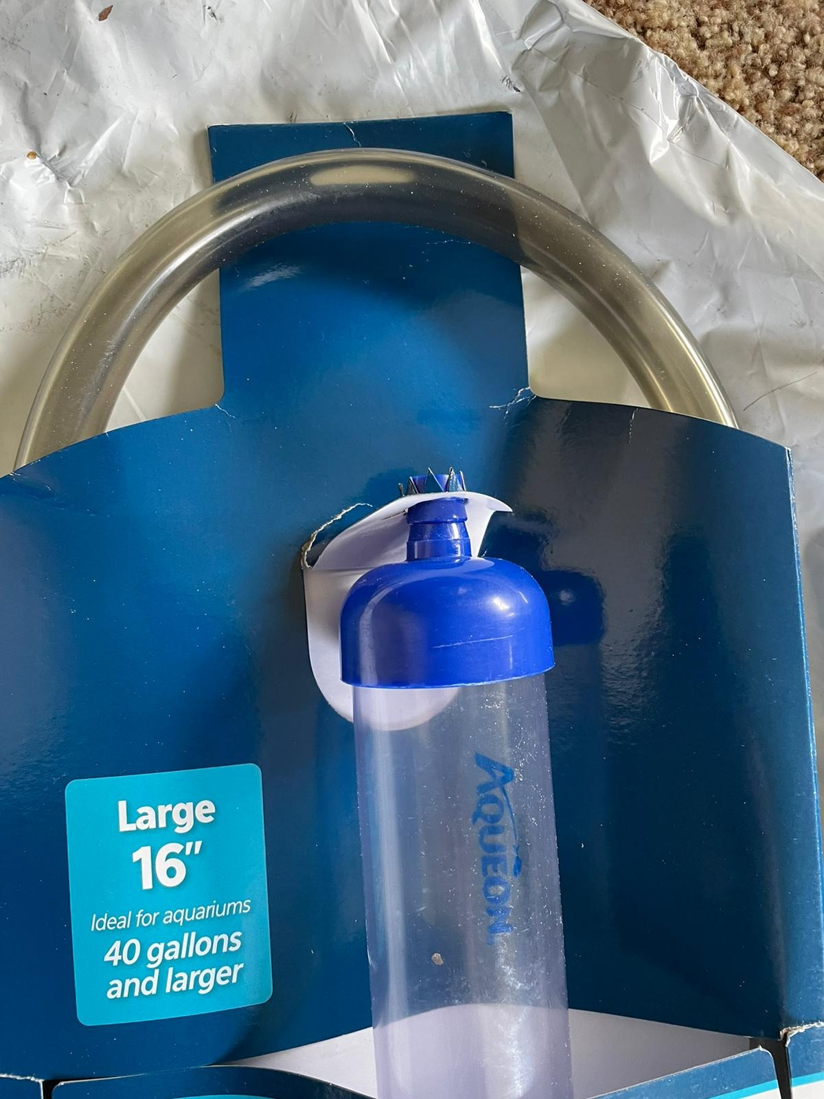Aqueon Siphon Vacuum Aquarium Gravel Cleaner, Large - 16 Inches customer photo 1