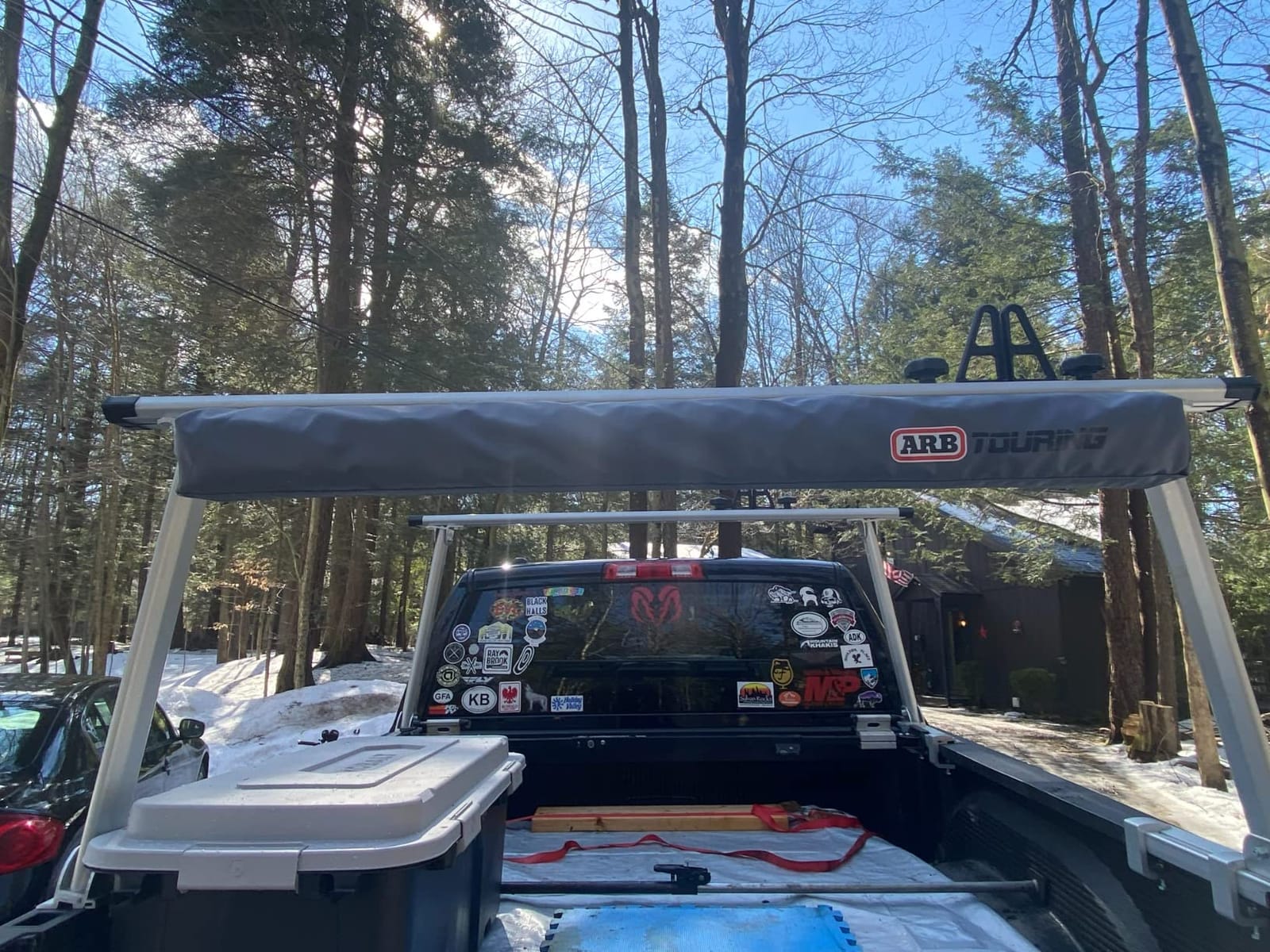 ARB 814301 Retractable Awning 1250 x 2100 mm 4x4 Accessories, self-Standing Retractable awnings fit onto the Side of Most roof Racks and roof Bars customer photo 1