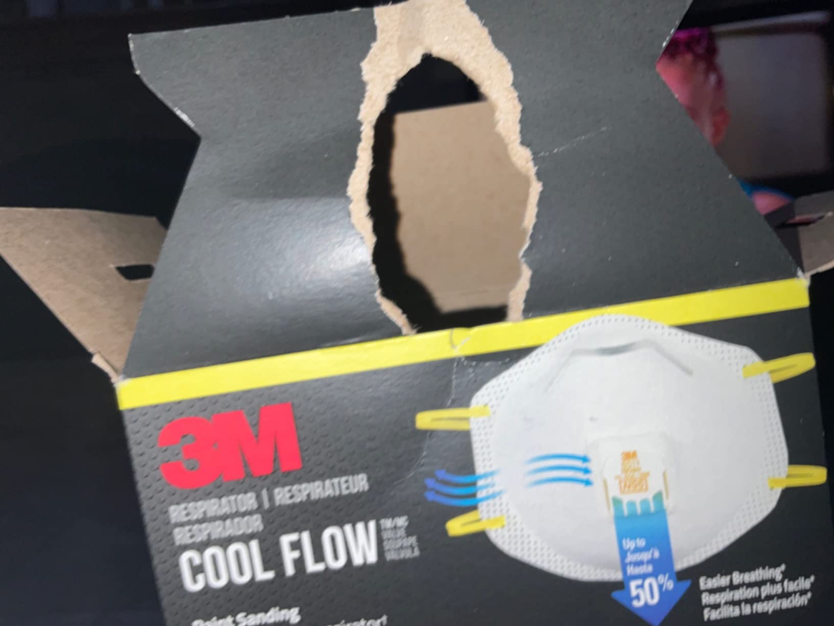3M 8511 Drywall Sanding N95 Cool Flow Valved Disposable Respirator, 10-Pack customer photo 1