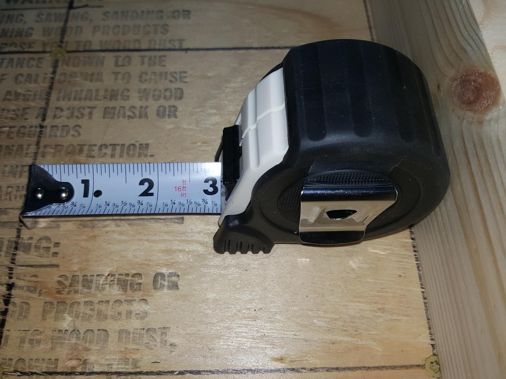 Komelon SM5425 Speed Mark Gripper Acrylic Coated Steel Blade Measuring Tape, 1-Inch X 25Ft , White customer photo 2