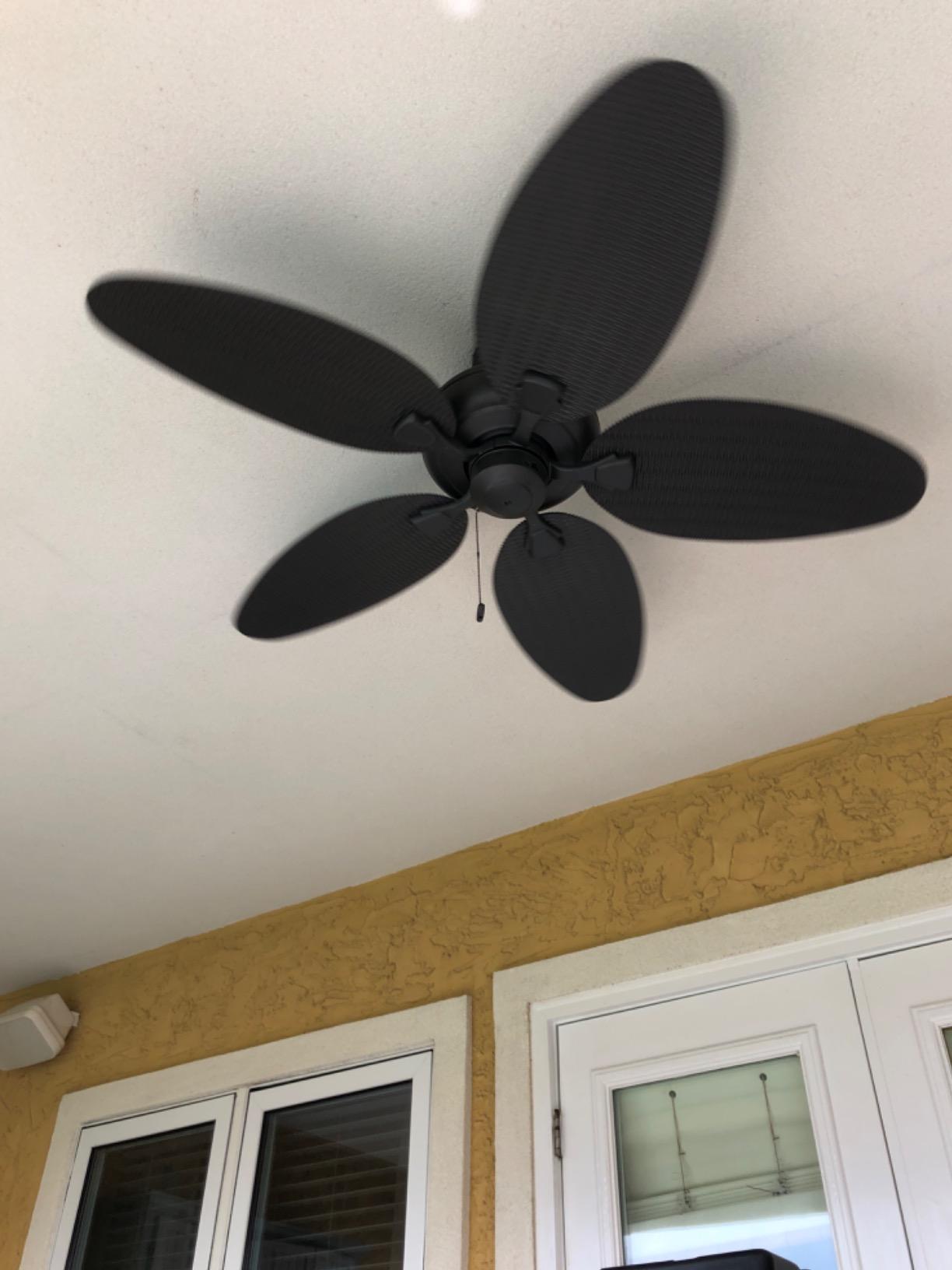 Honeywell Duvall 52 Inch Tropical Indoor/Outdoor Ceiling Fan, Bronze, 50201 customer photo 1