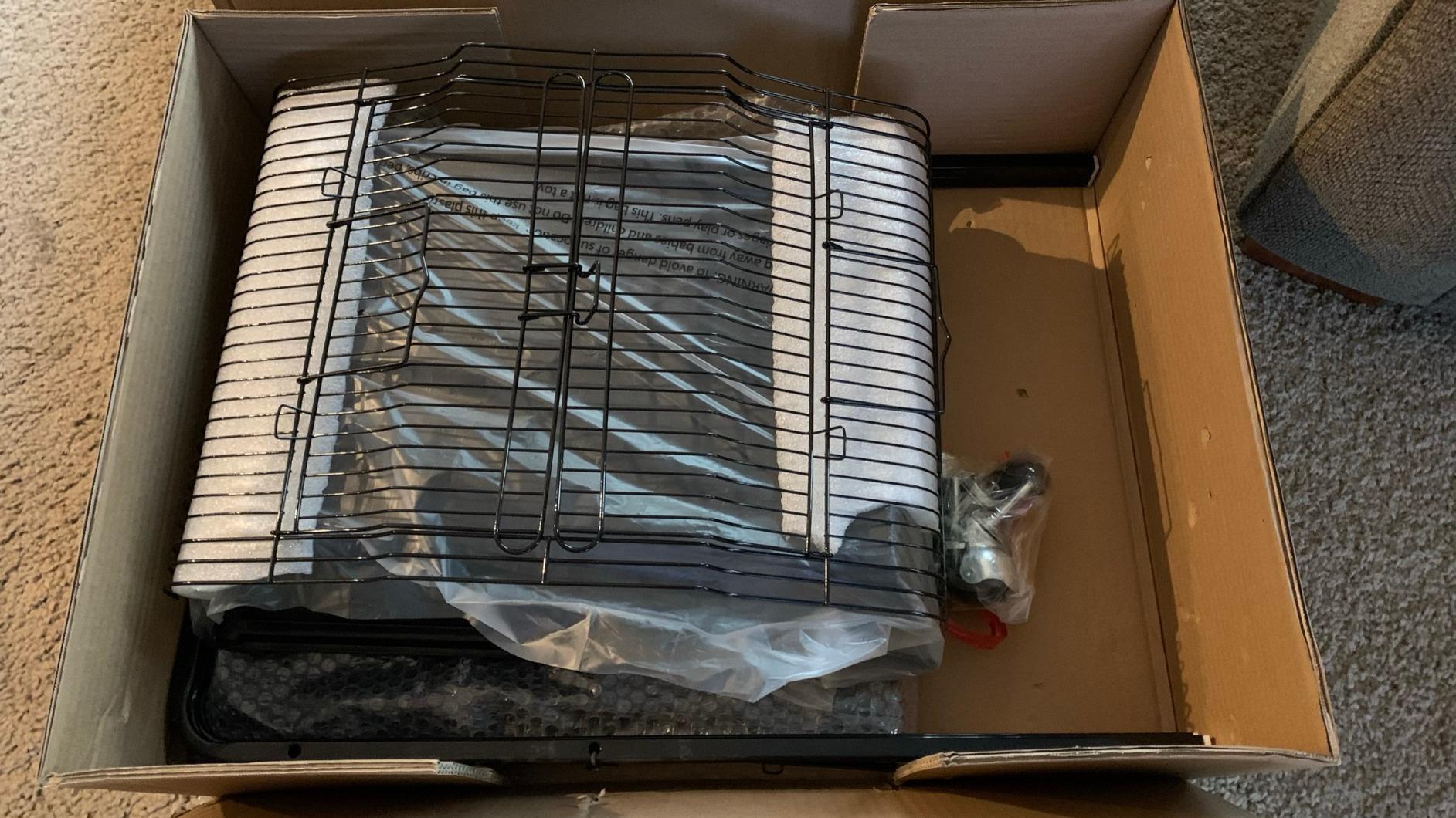 Yaheetech 64'' Open Top Bird Cage for Parakeets & Cockatiels, Black customer photo 2