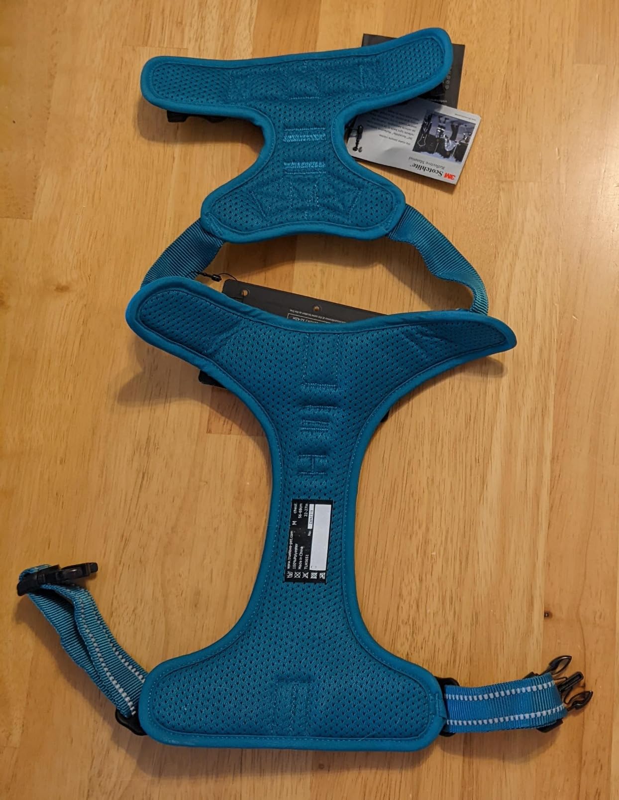 JUXZH Truelove No Pull Dog Harness with Easy Control Handle and 2 Leash Attachments,Reflective Adjustable Pet Vest customer photo 1