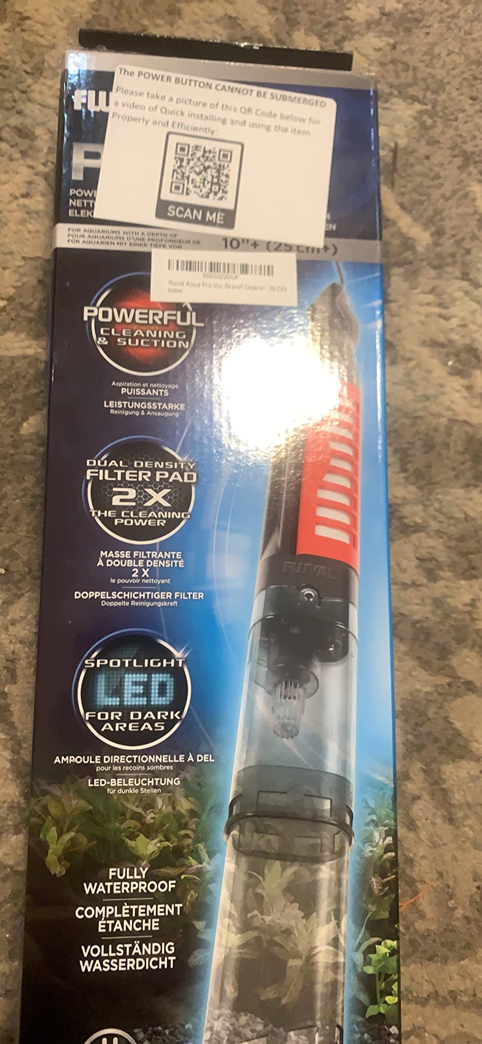 Fluval 11077 ProVac Powered Aquarium Gravel Cleaner customer photo 1