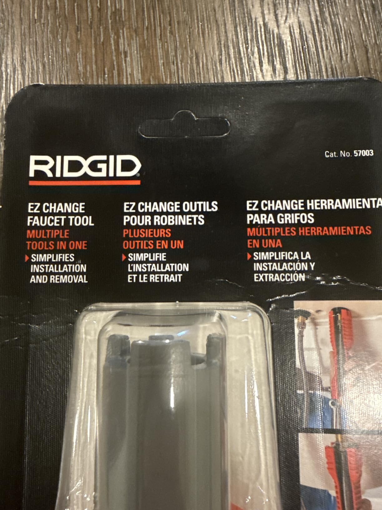 RIDGID 57003 EZ Change Plumbing Wrench Faucet Installation and Removal Tool customer photo 1