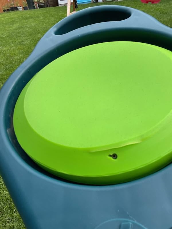 TP Toys Spiro Spin Teeter Totter - Bounces and Spins 360 Degrees, Blue/Green customer photo 2