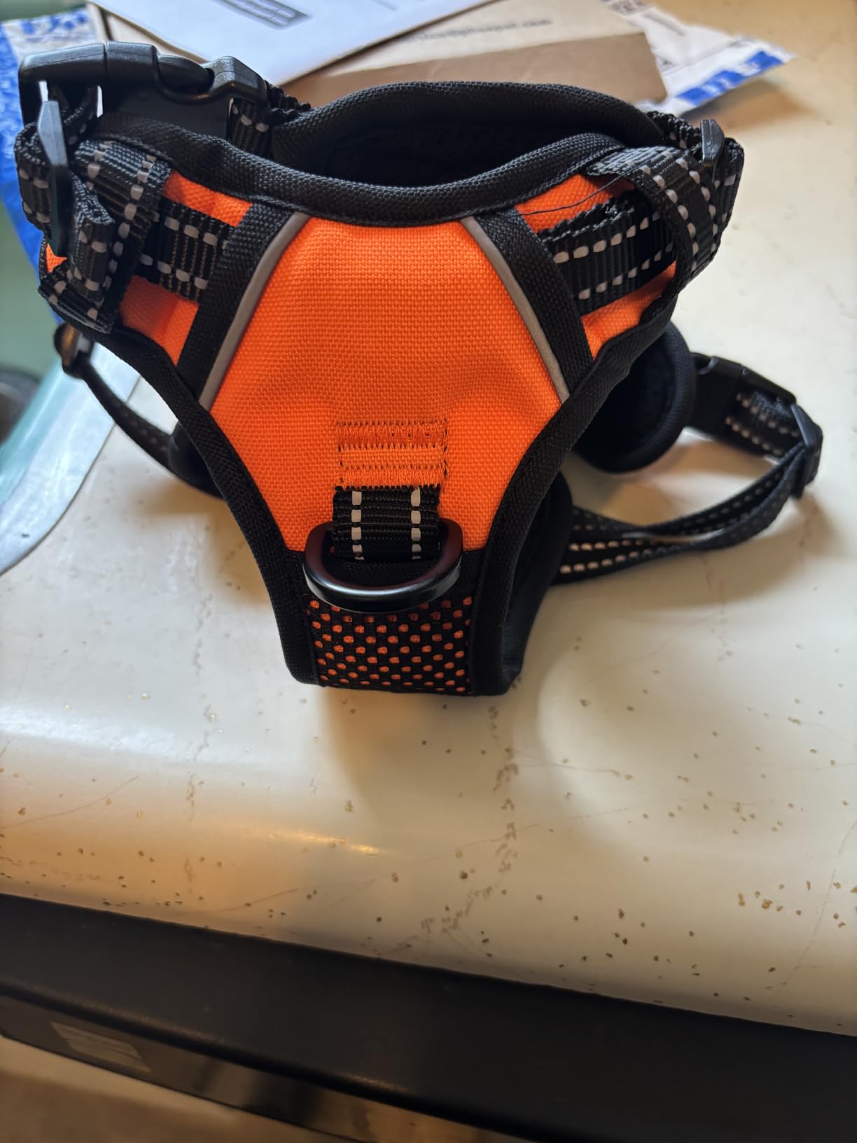 PHOEPET No Pull Dog Harness Medium Reflective Front Clip Vest with Handle customer photo 1