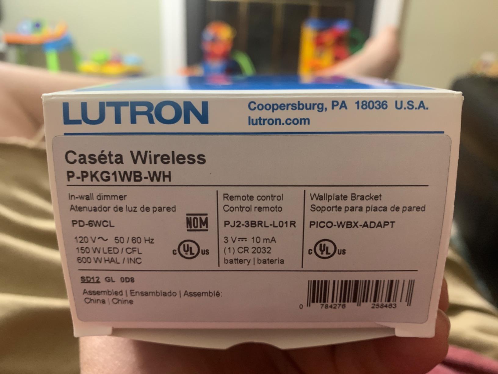 Lutron Caseta 3-Way Smart Dimmer Kit; LED Dimmer, Wireless Remote & Bracket customer photo 2