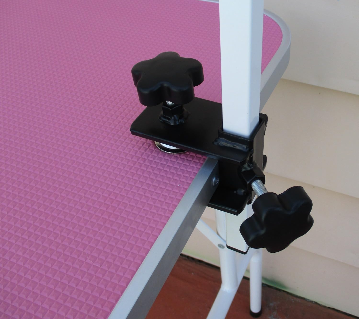 Topeakmart Foldable Pet Grooming Table - Professional Dog Cat Trimming Table w/Adjustable Arm/Noose 32 x 18 x 30 inch Maximum Capacity Up to 220lbs customer photo 1