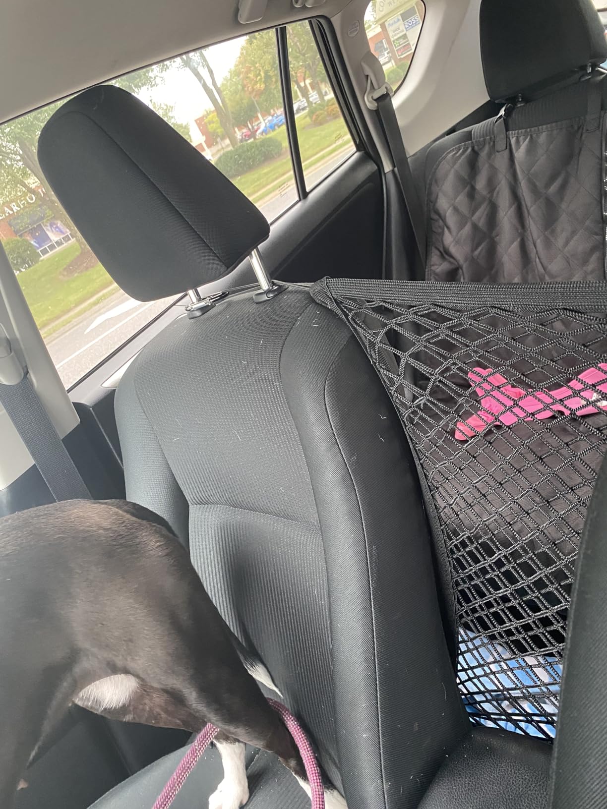 rabbitgoo Dog Car Net Barrier for SUVs, Car Divider, Easy to Install customer photo 1