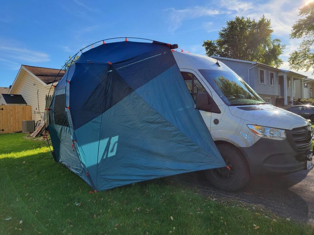 Kelty Highroads Overlanding Shelter - Universal Mount Car Camping Tent with Large Zippered Entry, Aluminum Frame, Adjustable Walls and Windows, UV Protection, Rainproof, Stuff Duffel Included, 2024 customer photo 1
