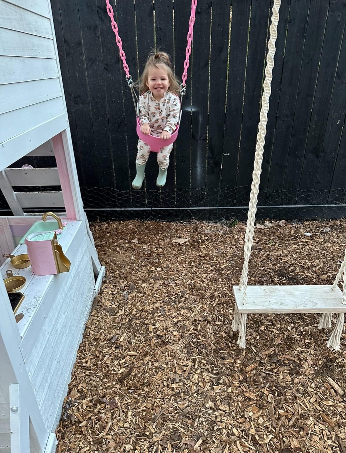 Heavy Duty Toddler High Back Full Bucket Swing Seat - Swing Set Accessories customer photo 2