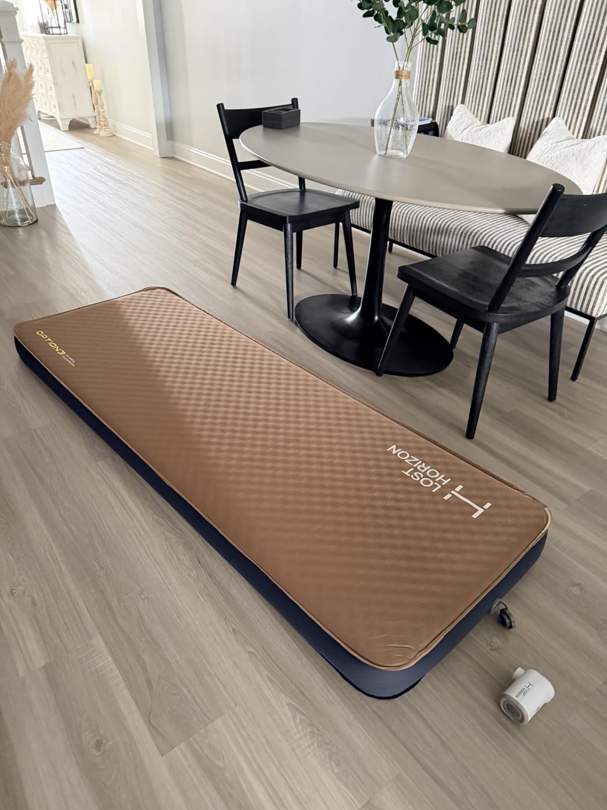 Lost Horizon Option3 Self-Inflating Foam Camping Mattress, Full, 4.5