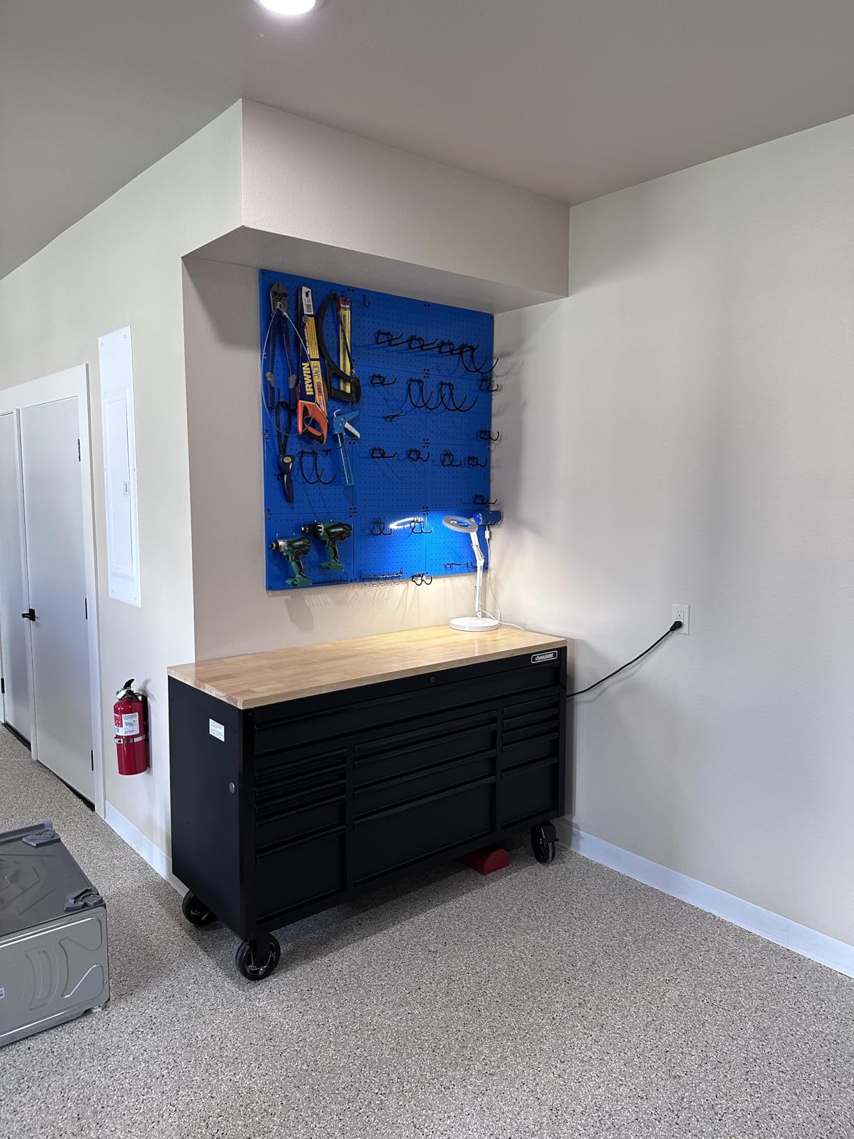Metal Pegboard Wall Organizer 12